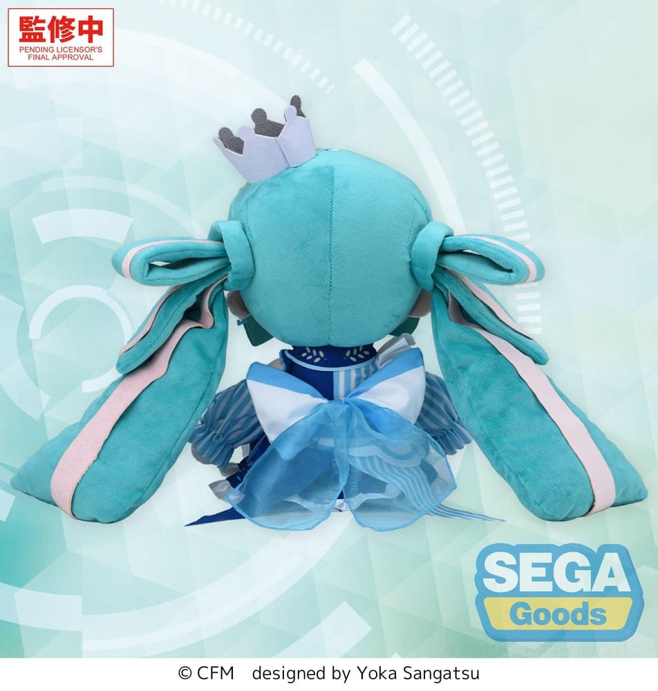Character Vocal Series 01: Hatsune Miku Fuwa Petit Plush Figure Hatsune Miku LAWSON 50th Anniversary Special LIVE L 30 cm 4573628561001