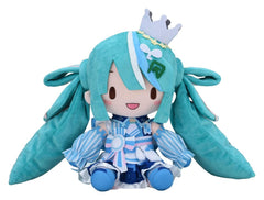 Character Vocal Series 01: Hatsune Miku Fuwa Petit Plush Figure Hatsune Miku LAWSON 50th Anniversary Special LIVE L 30 cm 4573628561001
