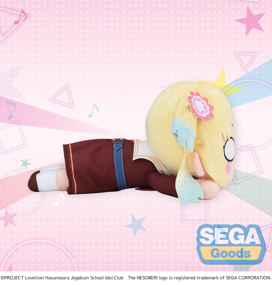 Love Live! Nesoberi (Lay-Down) Plush Figure Osawa Rurino - Winter Uniform (M) 16 cm 4573628561643