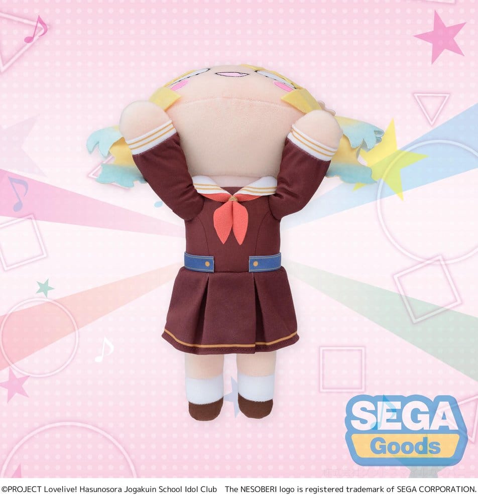 Love Live! Nesoberi (Lay-Down) Plush Figure Osawa Rurino - Winter Uniform (M) 16 cm 4573628561643