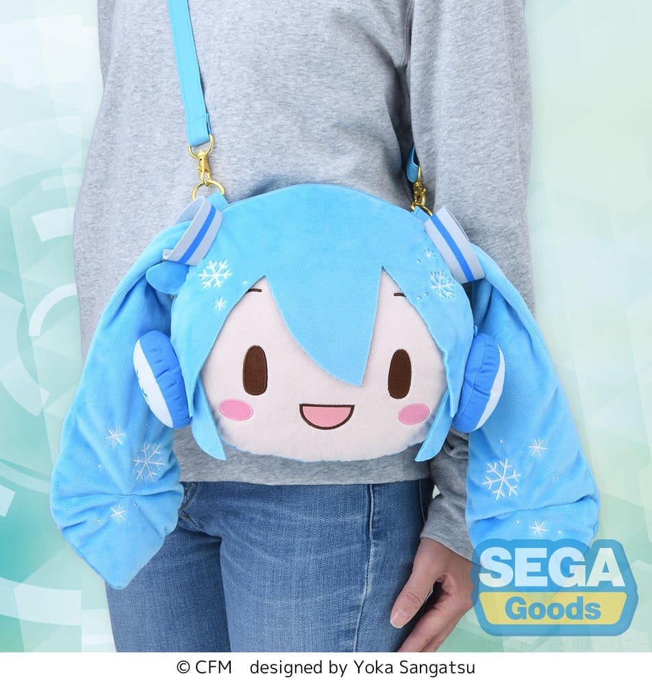 Character Vocal Series 01: Hatsune Miku Fuwa Petit Shoulder Bag Snow Miku 4573628561919
