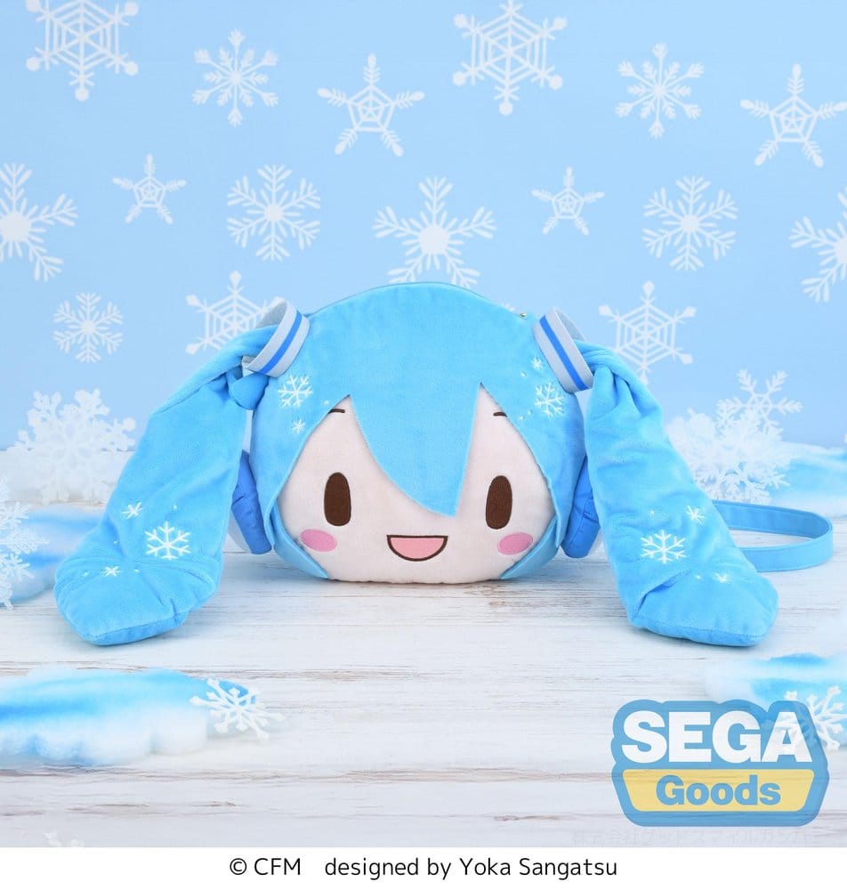 Character Vocal Series 01: Hatsune Miku Fuwa Petit Shoulder Bag Snow Miku 4573628561919
