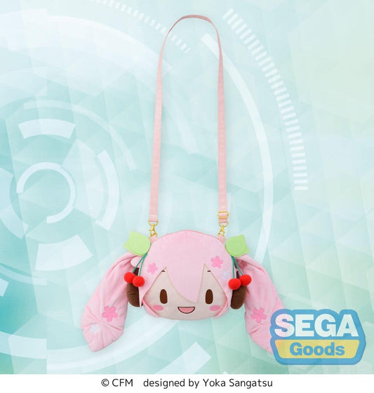 Character Vocal Series 01: Hatsune Miku fuwa petit Shoulder Bag Sakura Miku Face (M) 4573628561926
