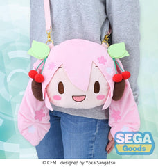 Character Vocal Series 01: Hatsune Miku fuwa petit Shoulder Bag Sakura Miku Face (M) 4573628561926