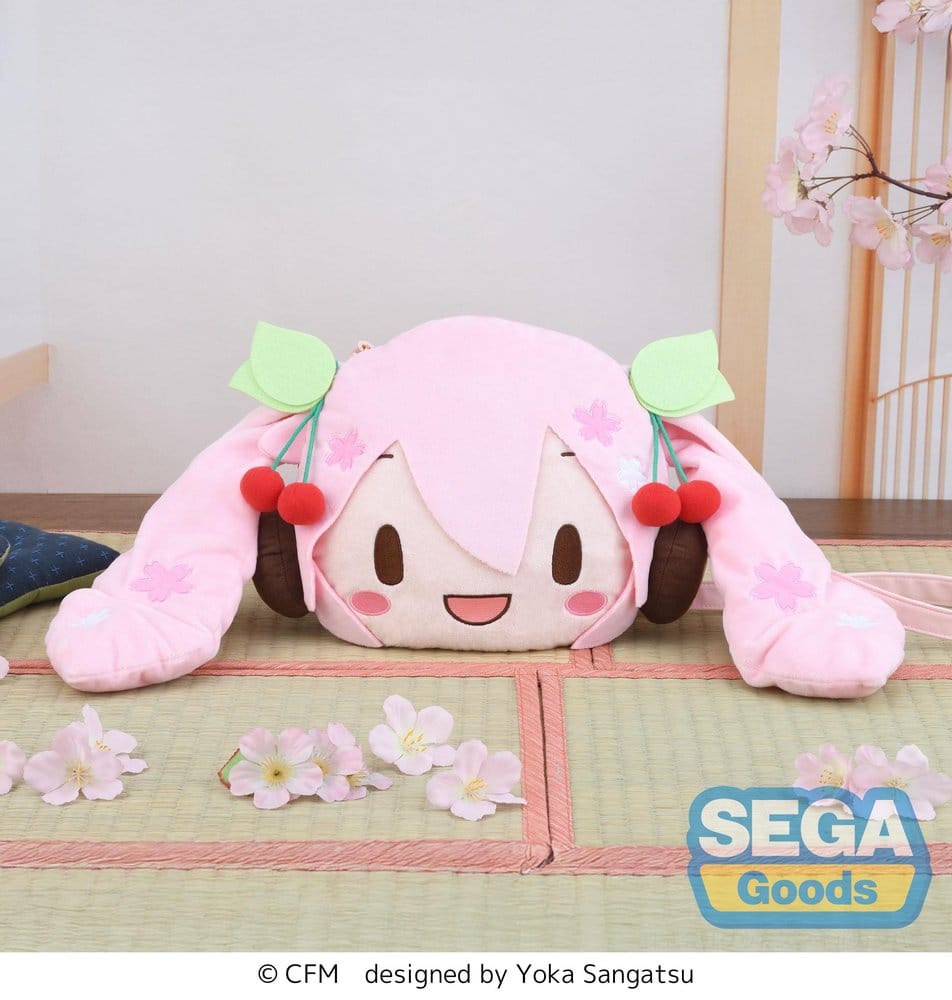 Character Vocal Series 01: Hatsune Miku fuwa petit Shoulder Bag Sakura Miku Face (M) 4573628561926