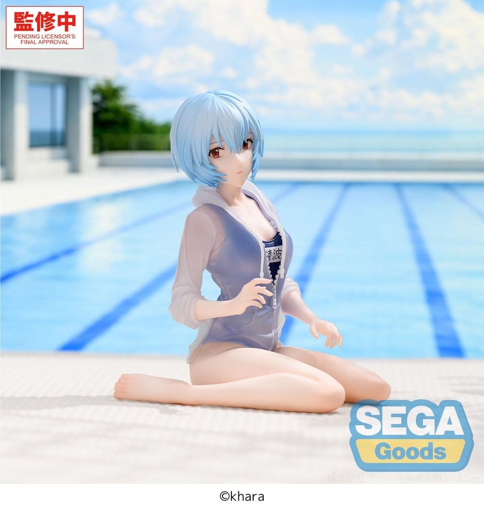 Rebuild of Evangelion Yumemirize PVC Figure Rei Ayanami School Swimsuit Ver. 13 cm 4573628566235