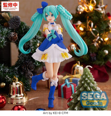 Character Vocal Series 01: Hatsune Miku High Premium PVC Figure Hatsune Miku Sapphire Christmas Ver. 21 cm 4573628570331