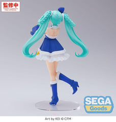 Character Vocal Series 01: Hatsune Miku High Premium PVC Figure Hatsune Miku Sapphire Christmas Ver. 21 cm 4573628570331