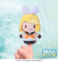 Kagamine Rin & Len Fuwa Petit Plush Kagamine Rin Finger Mascot 10 cm 4573628573981