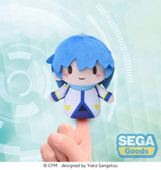 Vocaloid Fuwa Petit Plush Kaito Finger Mascot 10 cm 4573628574025