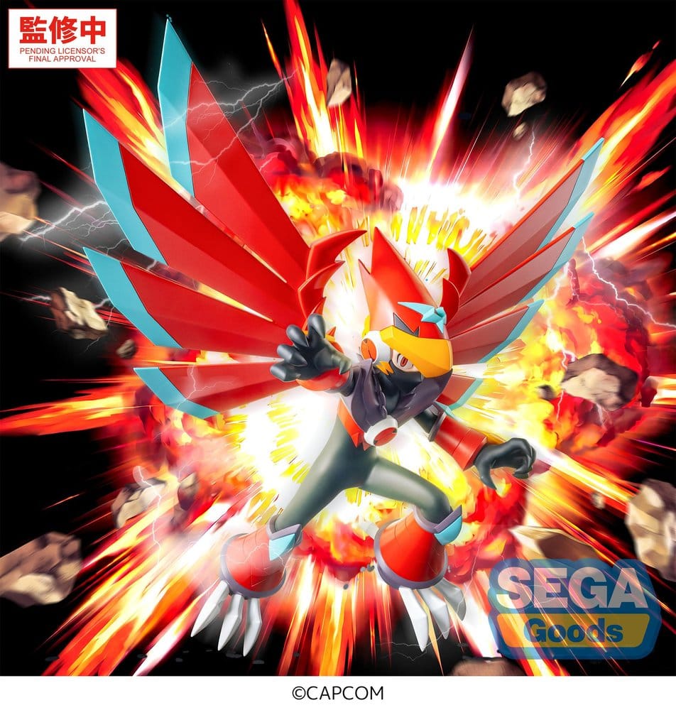 Mega Man Battle Network Luminasta PVC Figure Mega Man Falzar Beast 19 cm 4573628576739