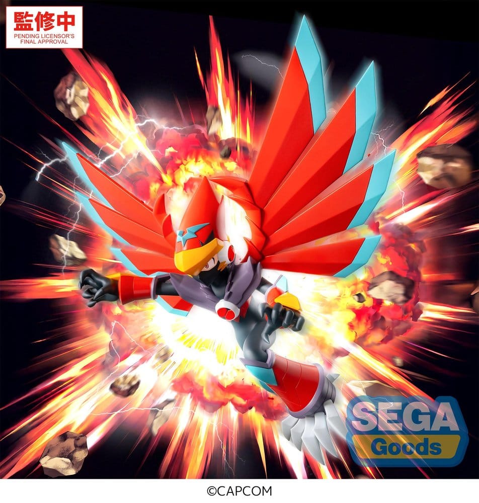Mega Man Battle Network Luminasta PVC Figure Mega Man Falzar Beast 19 cm 4573628576739