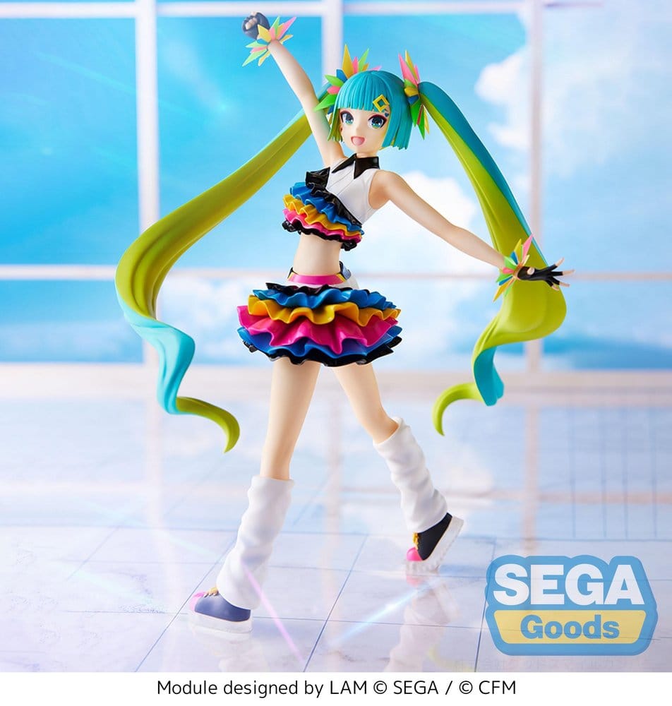 Hatsune Miku Project DIVA MEGA39's FIGURIZM PVC Figure Hatsune Miku - Catch the Wave 25 cm 4573628578658