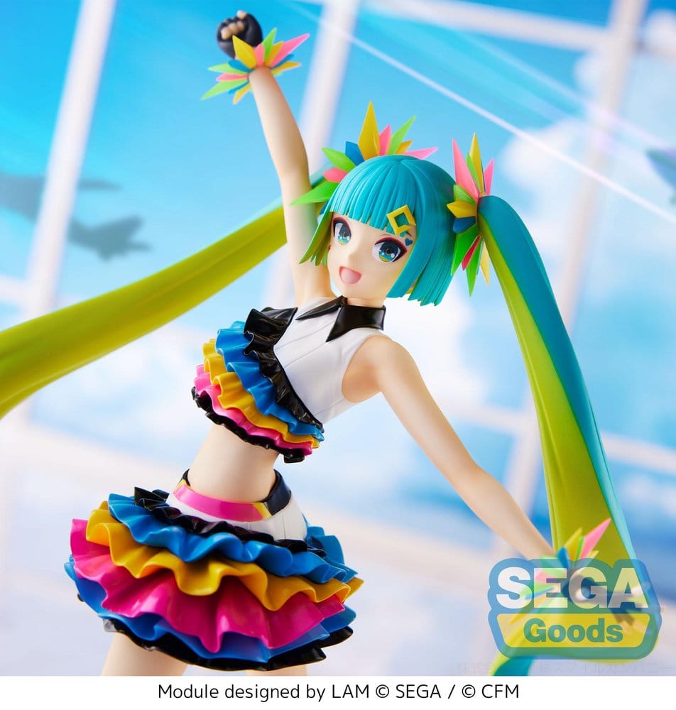 Hatsune Miku Project DIVA MEGA39's FIGURIZM PVC Figure Hatsune Miku - Catch the Wave 25 cm 4573628578658