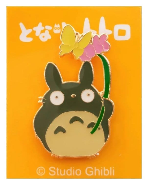 My Neighbor Totoro Pin Totoro With Flower 4954043145852