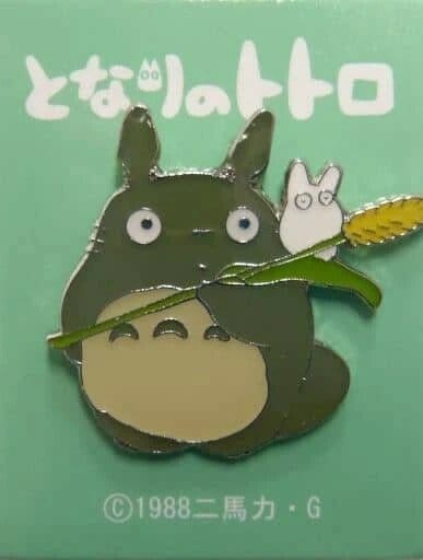 My Neighbor Totoro Pin Big Totoro with Wheat ear 4954043145890