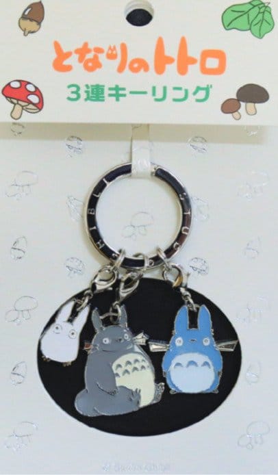 My Neighbor Totoro Metal-Keychain Big, Middle & Small Totoro 4954043146460
