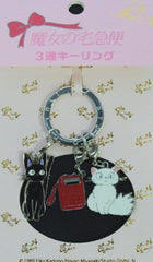 Kiki's Delivery Service Metal-Keychain Kiki, Lily & Telephone 4954043146484
