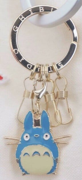 My Neighbor Totoro Metal-Keychain Middle Totoro 4954043146545