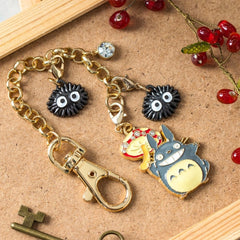 My Neighbor Totoro Charm Chain Keychain Big Totoro & Mushroom 4954043146736
