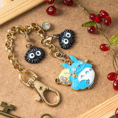 My Neighbor Totoro Charm Chain Keychain Middle Totoro 4954043146743