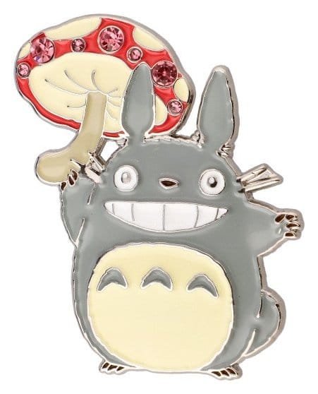 My Neighbor Totoro Metal Brooch Totoro Mushroom 4990593146972