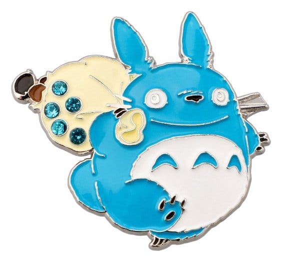 My Neighbor Totoro Metal Brooch Middle Totoro 4990593146989