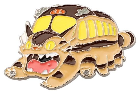 My Neighbor Totoro Metal Brooch Catbus 4954043147016