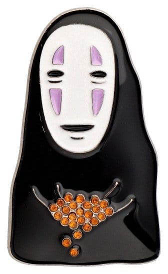 Spirited Away Metal Brooch No-Face 4954043147047