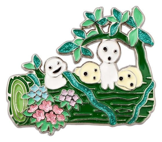 Princess Mononoke Metal Brooch Kodama 4954043147078