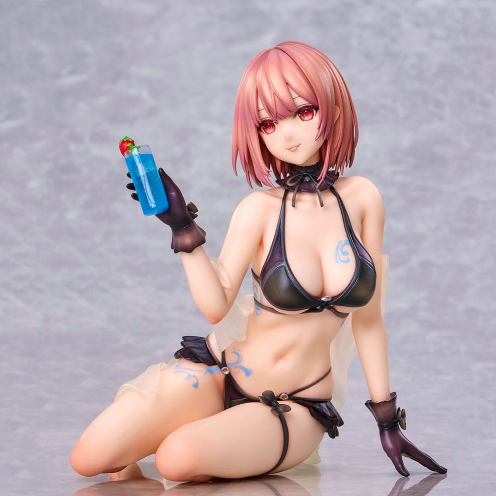 Original Character PVC Statue necömi Illustration One more drink for the vacation 13 cm 4589642714934