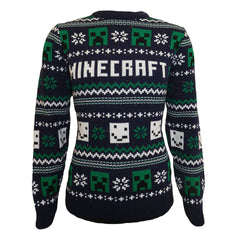 Minecraft Sweatshirt Christmas Jumper Pattern Size S 5056463458150
