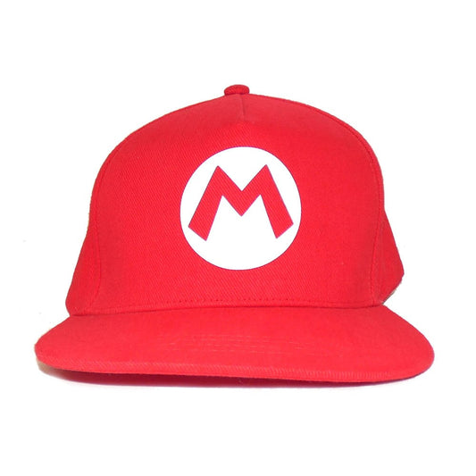 Super Mario Snapback Cap Mario Badge 5056463409985