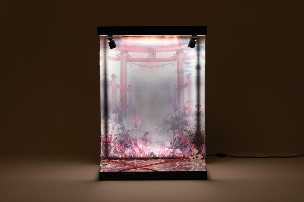 SHINSAI Acrylic Display Case with Lighting Inbina Rasethuhime Saki M Edition 39 cm 4570178590277