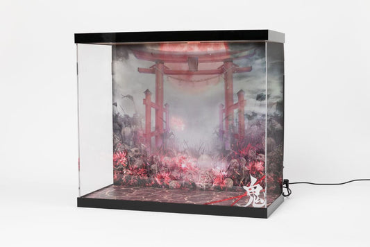 SHINSAI Acrylic Display Case with Lighting Inbina Rasethuhime Saki 39 cm 4570178590284