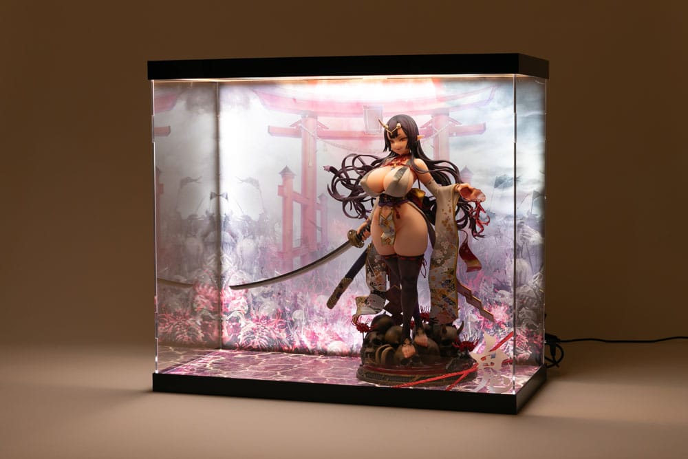 SHINSAI Acrylic Display Case with Lighting Inbina Rasethuhime Saki 39 cm 4570178590284