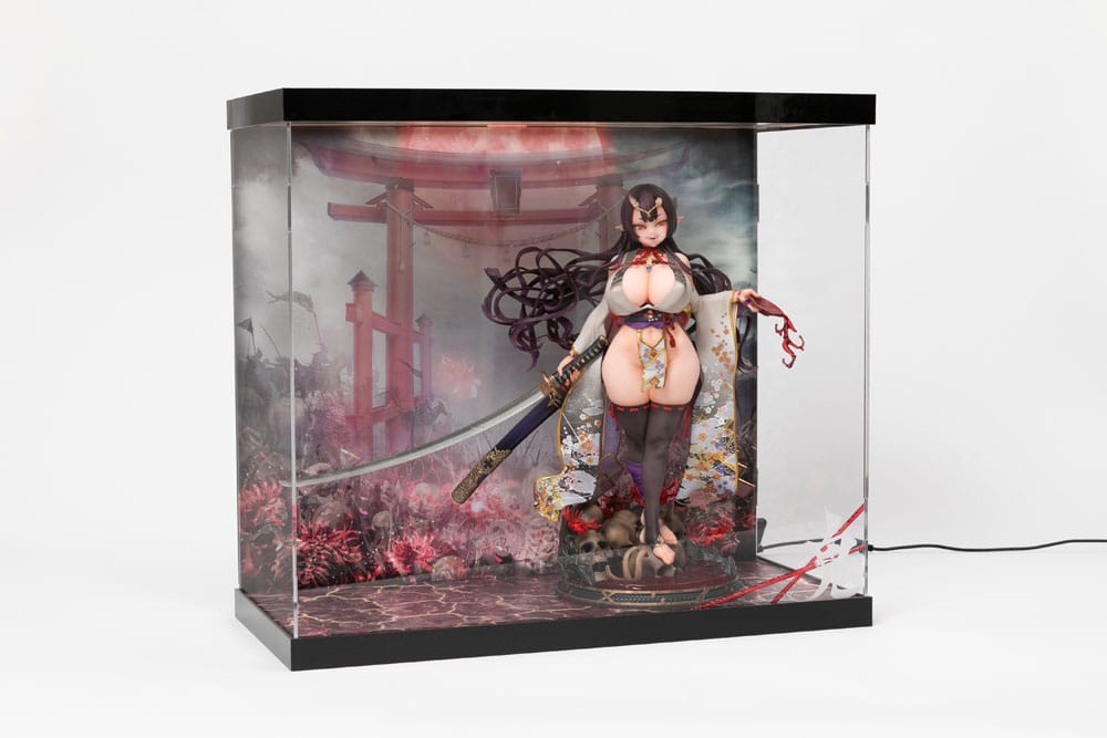 SHINSAI Acrylic Display Case with Lighting Inbina Rasethuhime Saki 39 cm 4570178590284