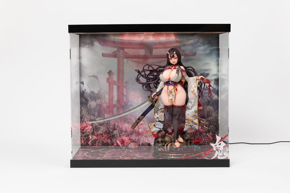 SHINSAI Acrylic Display Case with Lighting Inbina Rasethuhime Saki 39 cm 4570178590284