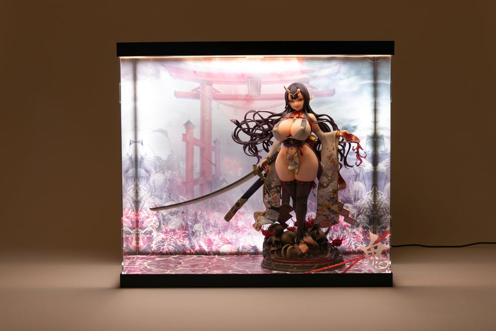 SHINSAI Acrylic Display Case with Lighting Inbina Rasethuhime Saki 39 cm 4570178590284