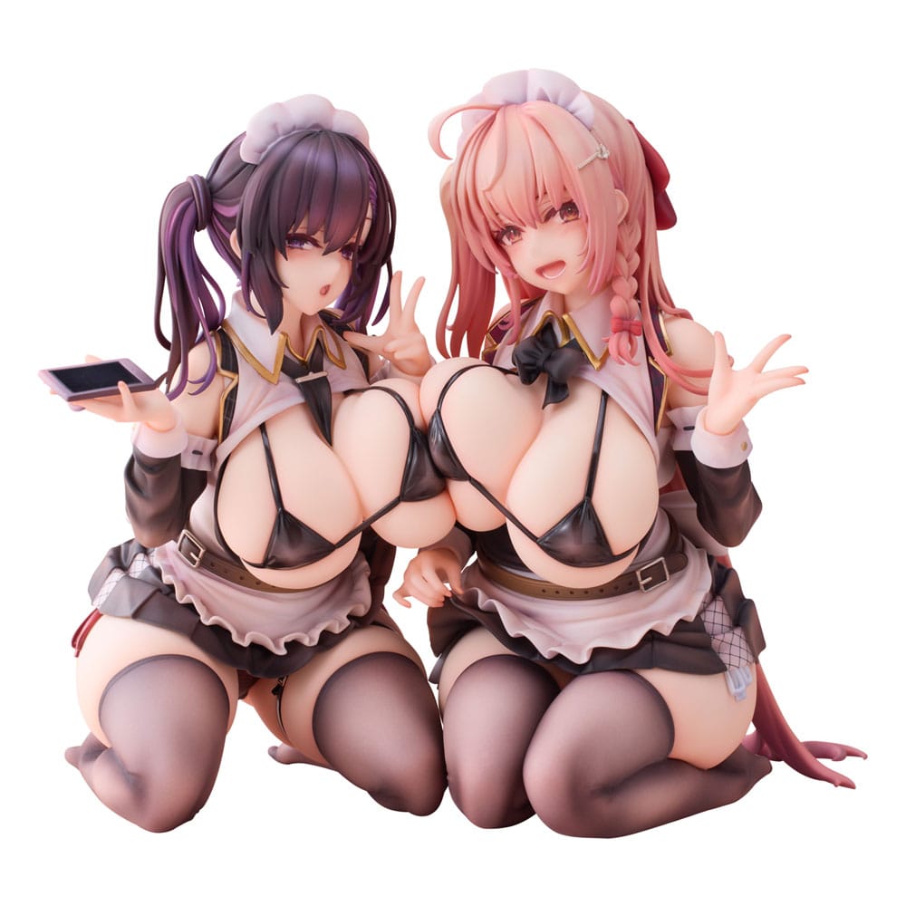 Original Character PVC Statues 1/5 2-Set Koho Miya & Otsuhane Fuwari illustration by Ninoude 18 cm 6976195110081