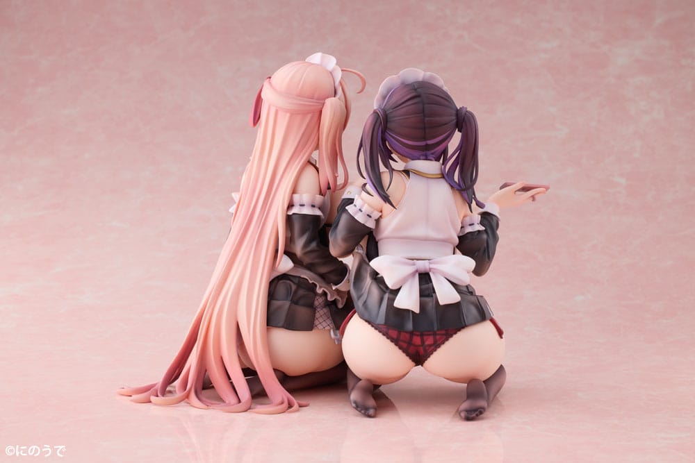 Original Character PVC Statues 1/5 2-Set Koho Miya & Otsuhane Fuwari illustration by Ninoude 18 cm 6976195110081