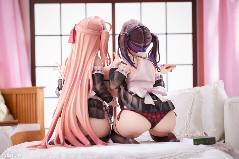 Original Character PVC Statues 1/5 2-Set Koho Miya & Otsuhane Fuwari illustration by Ninoude 18 cm 6976195110081