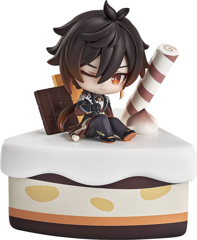 Genshin Impact Wondrous Travels Series Figure Zhongli Chibi 12 cm       4580828664906
