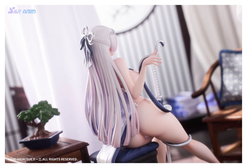 Original Character PVC Statue 1/7 The Color of the Blue - White Snake Deluxe Edition 20 cm 6977970630053