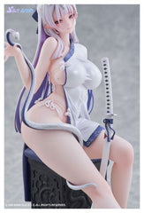 Original Character PVC Statue 1/7 The Color of the Blue - White Snake Deluxe Edition 20 cm 6977970630053