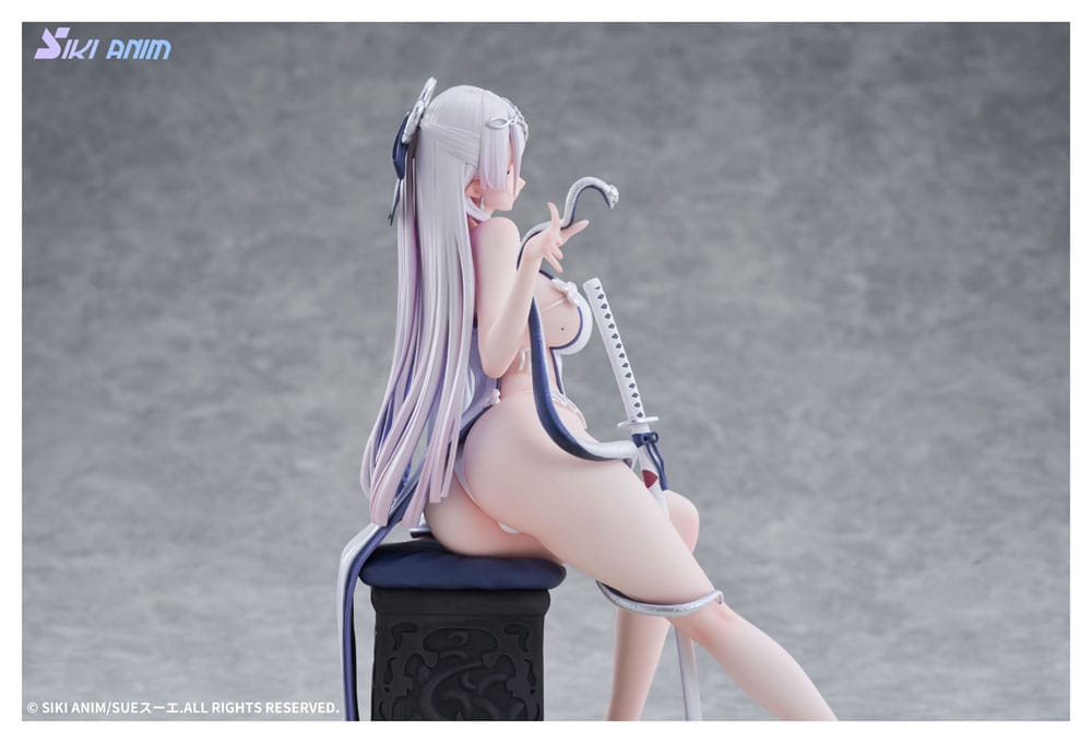 Original Character PVC Statue 1/7 The Color of the Blue - White Snake Deluxe Edition 20 cm 6977970630053