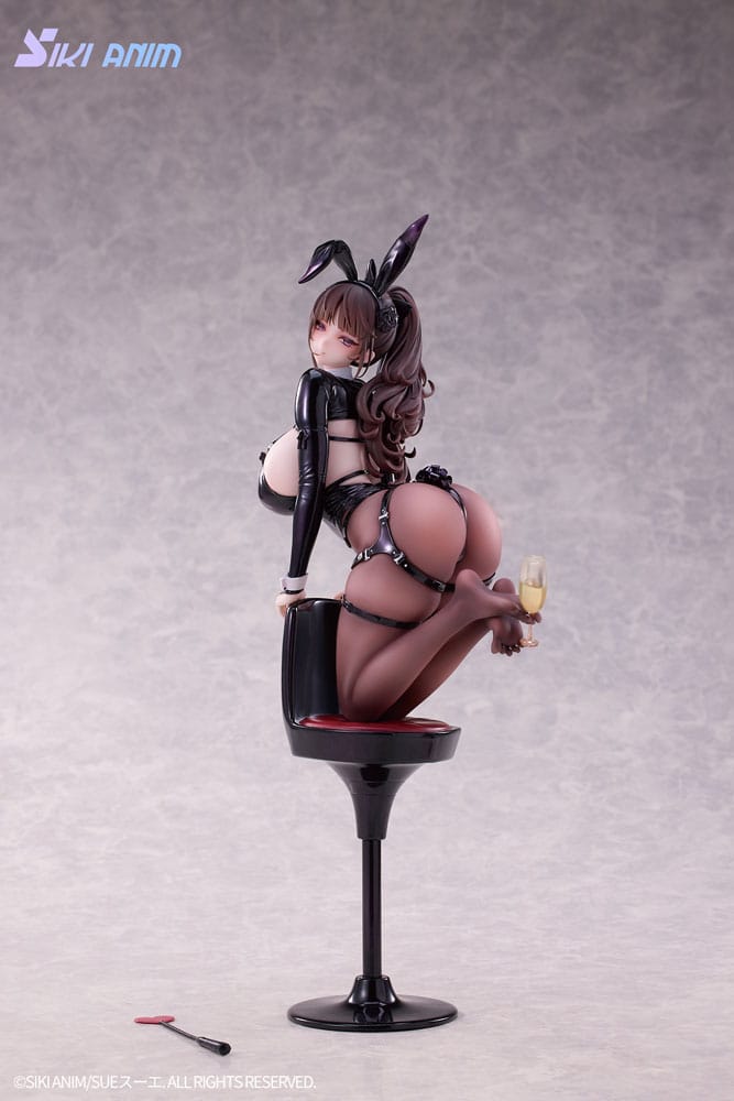 Original Character PVC Statue 1/6 Champagne and Bunny Girl Rose Black Stocking Ver. 31 cm  6977970630107