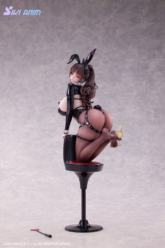 Original Character PVC Statue 1/6 Champagne and Bunny Girl Rose Black Stocking Ver. 31 cm  6977970630107