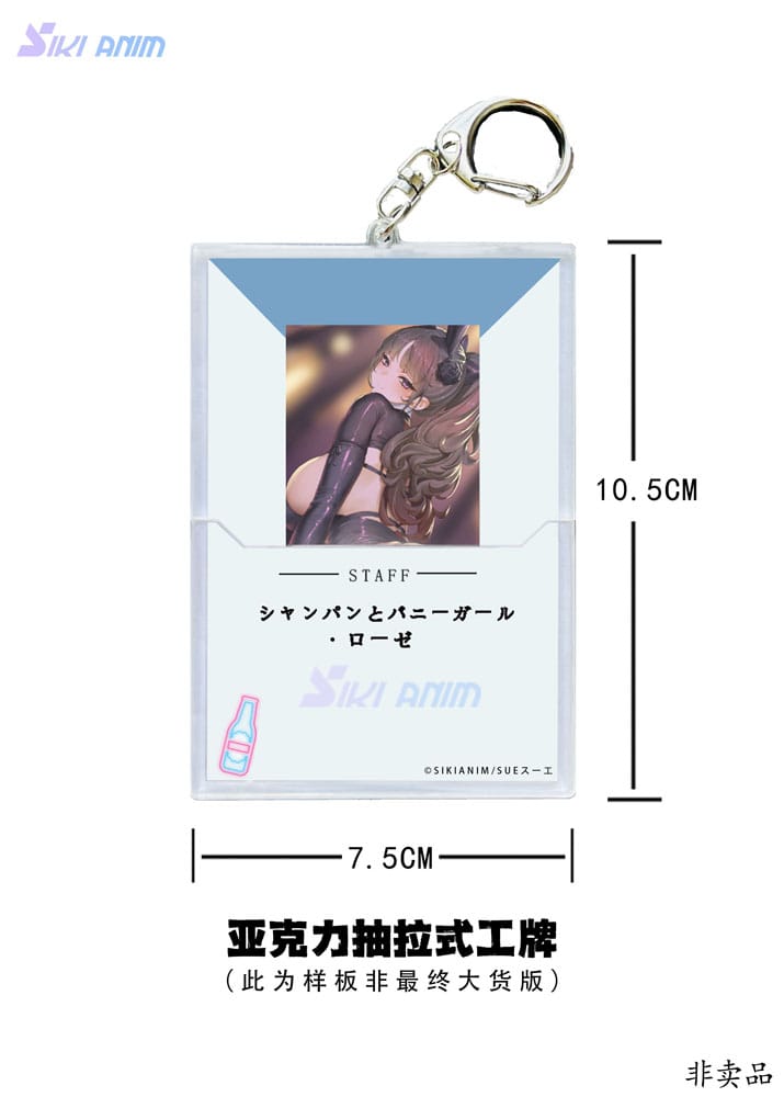 Original Character PVC Statue 1/6 Champagne and Bunny Girl Rose Black Stocking Ver. 31 cm  6977970630107