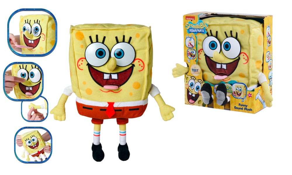 SpongeBob SquarePants Plush Figure with Sound SpongeBob 30 cm 4006592091699